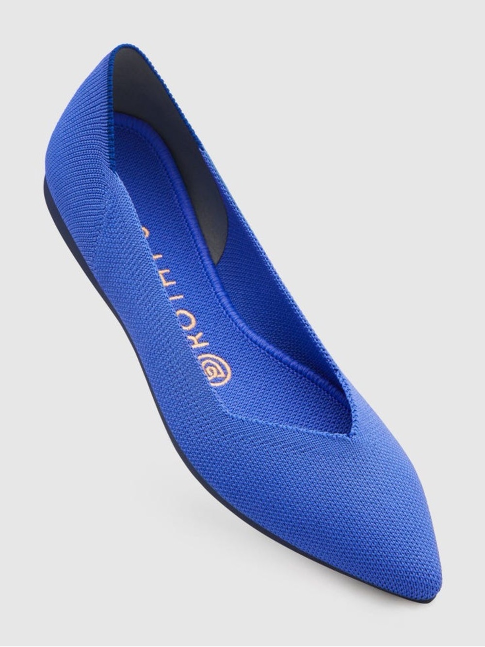 EUC Rothy’s The Point Cornflower Blue flats loafers 8 washable classic chic